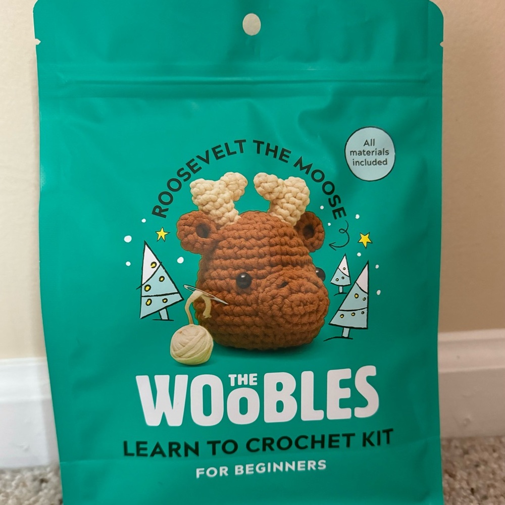 Woobles: Roosevelt the Moose Crochet kit
